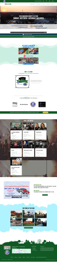 Madison County 4-H Fair by Tudux Web Design