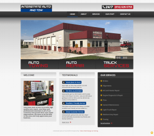 Interstate Auto and Tow by Tudux Web Design