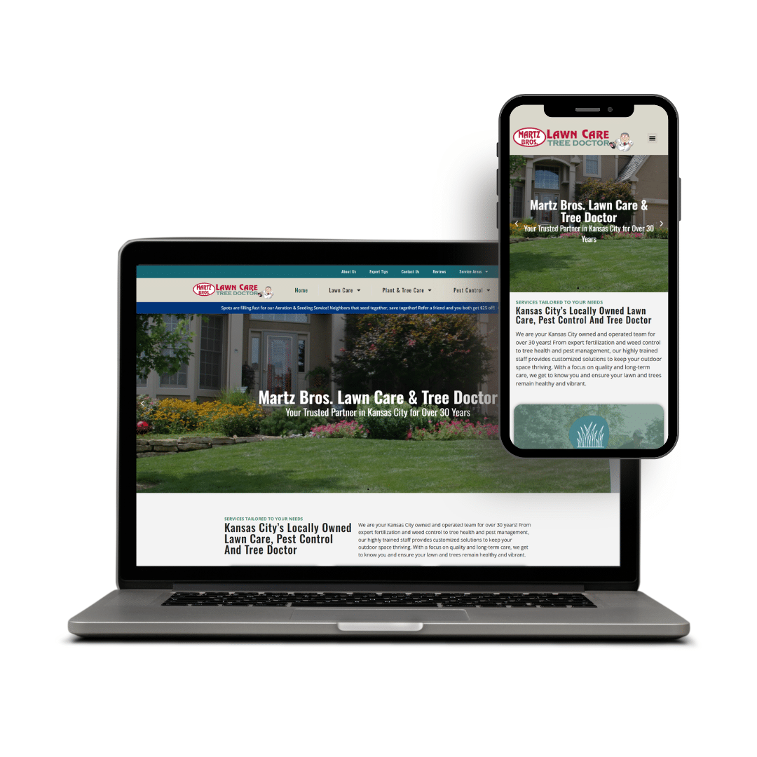 Martz Bros Lawn Care and Tree Doctor by Tudux Web Design